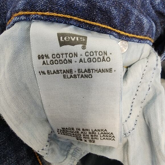 Levis Bold Curve Low Rise Bootcut Jeans Size 29" Blue Distressed Cowgirl Y2K - Picture 13 of 13